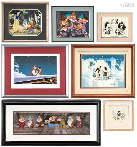 7 Disney Snow White Animation related items