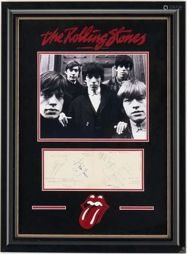 Rolling Stones Signed Album Pages, Circa 1965