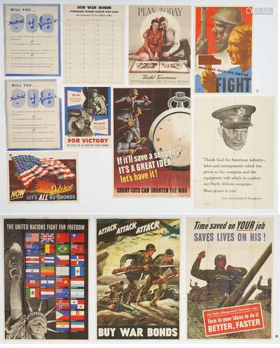 12 WWII Propaganda posters