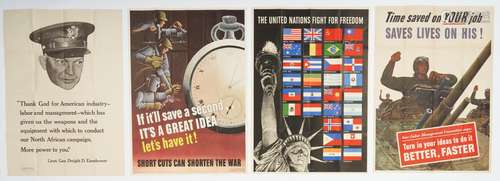 4 WWII Propaganda posters