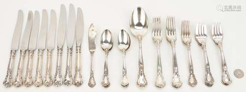 34 pcs. Gorham Chantilly Sterling Flatware