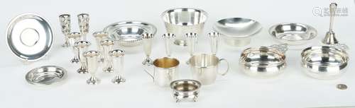 Grouping 24 Sterling Silver Items, incl. Holloware