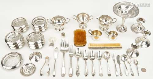 45 Asst. Sterling Silver Items, incl. Flatware