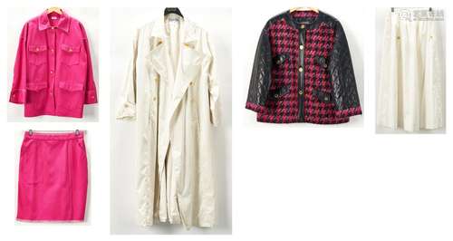 5 Chanel Designer Items, incl. Leather Jacket