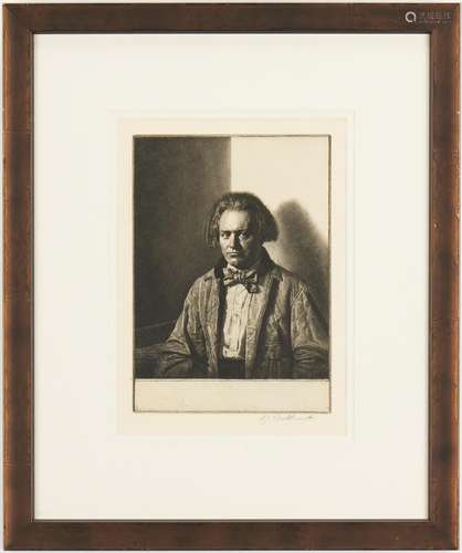 Gerald Brockhurst Etching, James McBey