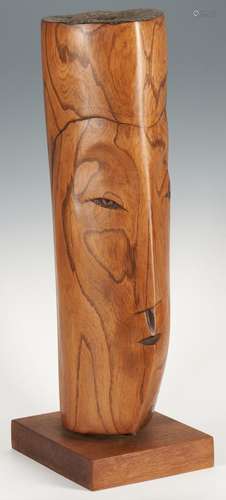 Olen Bryant Walnut Sculpture of a Head