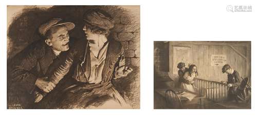 2 Early 20th C. Illustrations by Bracker, Brehm