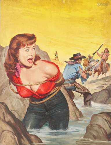 Will Hulsey Oil Illustration, The Cowpoke