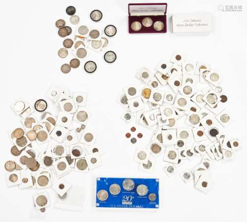 177 US Coin Items, incl. 92 90% Silver Coins