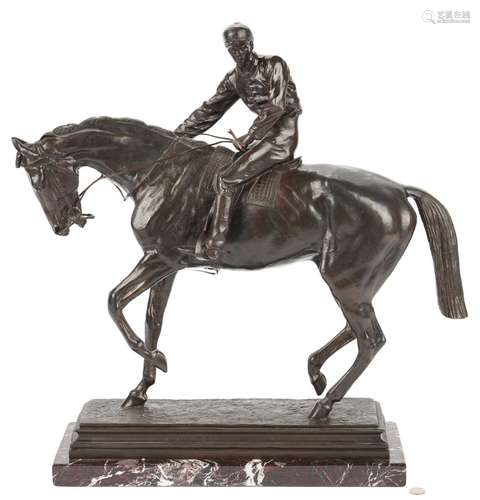 After Isidore Bonheur Bronze, Horse and Rider