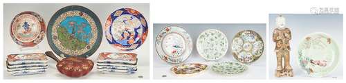 19 Asian Items, incl. Chinese Export, Imari, Cloisonne