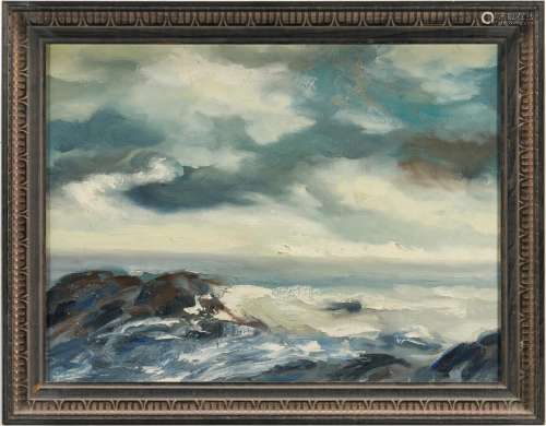 C. Kermit Ewing Oil on Canvas Seascape