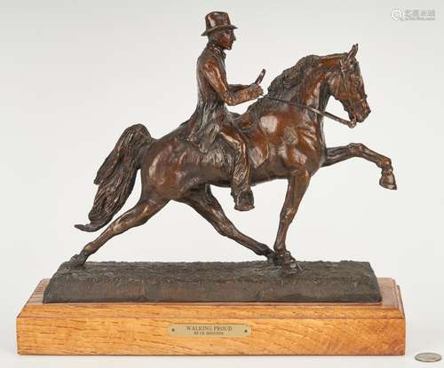 Clarence R. Morrison Bronze Equestrian Sculpture