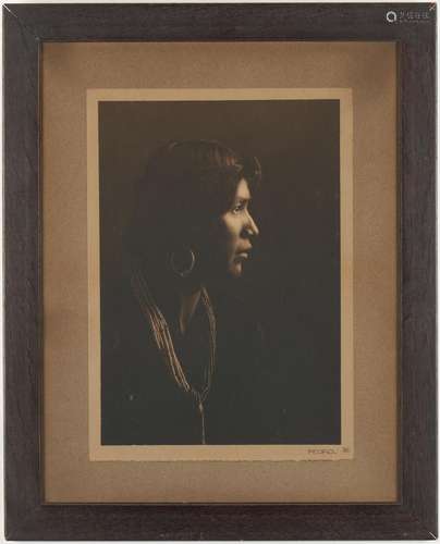 Karl Moon Native American Photograph, Pedro Begay