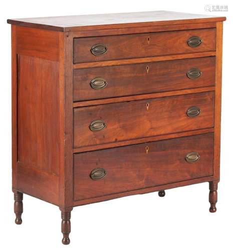 Middle TN Walnut Sheraton Chest of Drawers