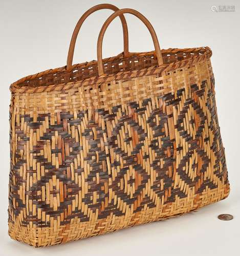 Cherokee Rivercane Carrying Basket