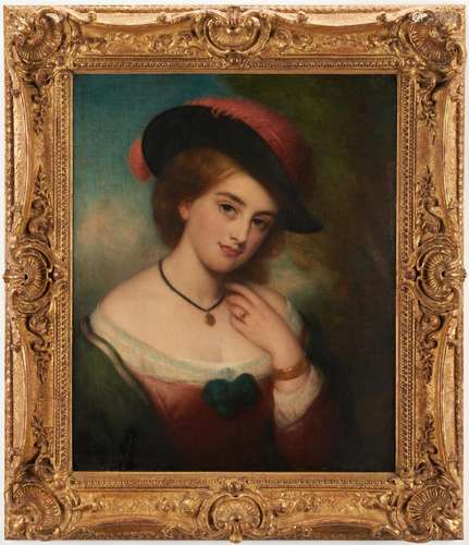 Portrait of a Lady, attrib. to Charles Baxter