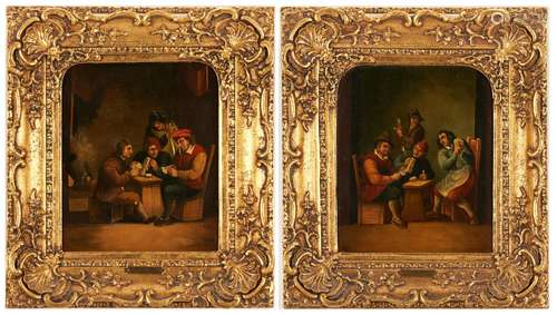 Pr. O/B Tavern Scenes, Manner of David Teniers II