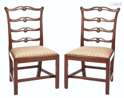 Pair Philadelphia Chippendale Side Chairs attr. Gostelowe