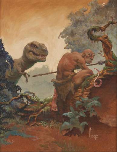 Richard Hescox O/B Painting, 