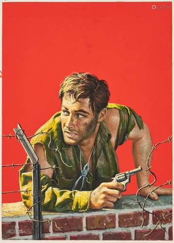 Mort Kunstler Gouache Illustration, 