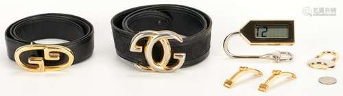 8 Gucci items, incl. belts, promotional items