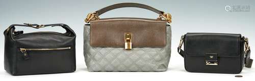 3 Designer Handbags, incl. Marc Jacobs, Anya Hindmarch