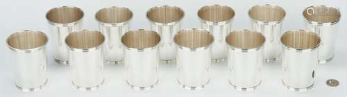 12 Alvin Sterling Julep Cups