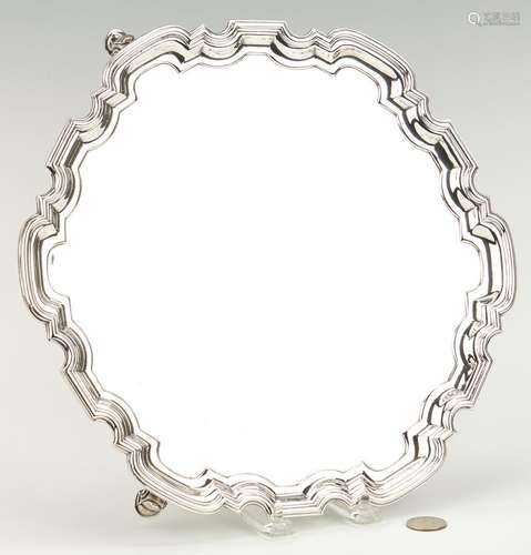 Scottish Sterling Silver Tray or Salver