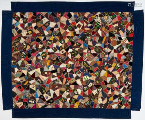 Signed Victorian Crazy Quilt