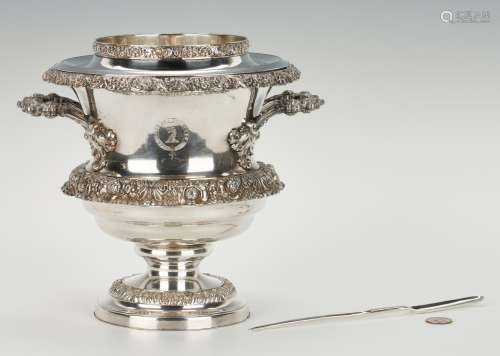 Silver Marrow Scoop and Old Sheffield Wine Cooler