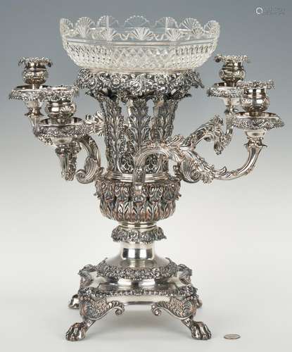 Victorian Sheffield Silverplate Epergne