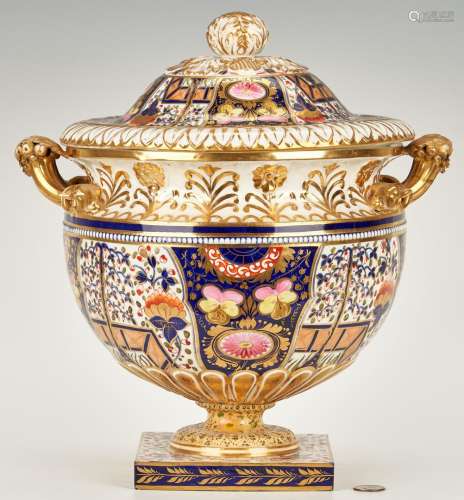 Early Royal Crown Derby Imari Covered Tureen
