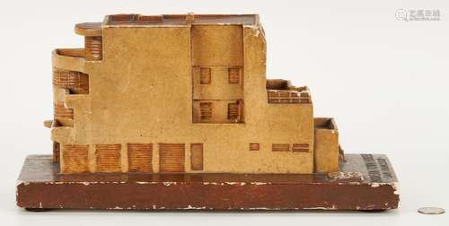 WPA Plaster Model, San Francisco Townhouse