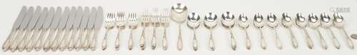 Heirloom Sterling Flatware, Virginia Pattern, 72 pcs.