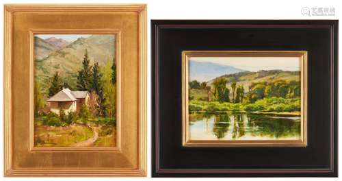 2 Teresa Vito O/B Colorado Landscape Paintings