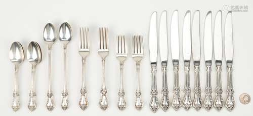 40 Pcs. Sterling Silver Flatware, incl. Oneida