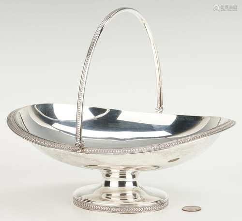 Sterling Silver Cake Basket, 19th c. Tiffany & Co. Mark