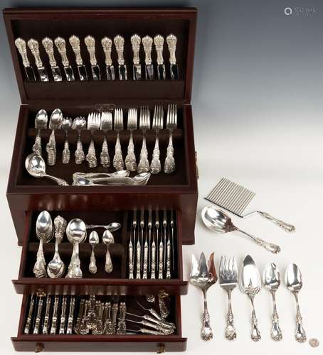 Reed & Barton Burgundy Sterling Flatware, 272 Pcs.