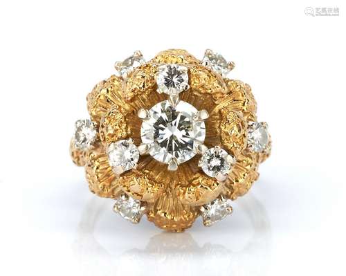 Ladies Diamond and Gold Ring