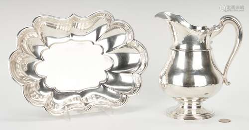 Sterling Pitcher plus Windsor Rectangular dish