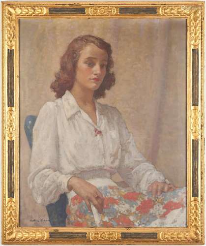 Arthur Spear O/C Painting, Portrait of Ruth Norton White