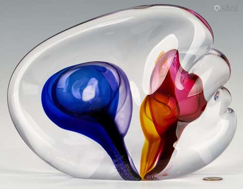 Leon Applebaum Glass Sculpture