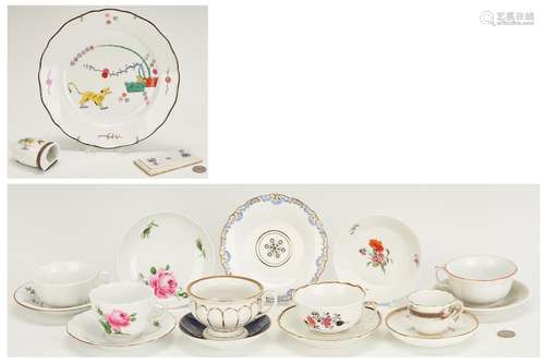 18 Meissen and KPM Porcelain Items, incl. Kakiemon Plate