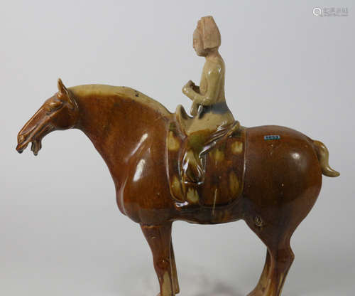 A TANG SANCAI HORSE FIGURINES