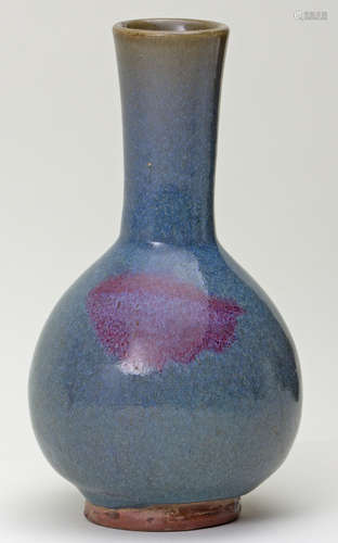 A JUN YAO KILN GLAZE LONGNECK VASE