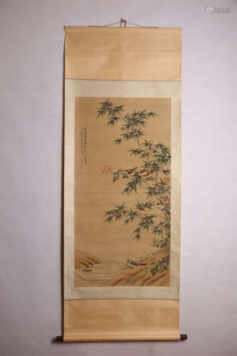 A Chinese Flower&Bird Painting, Yun Shouping Mark