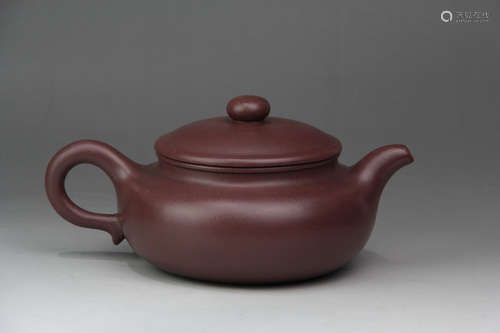 A CHINESE PURPLE SAND POT, PEI SHIMIN MARK