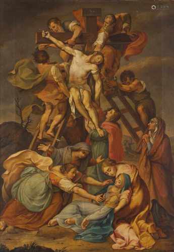 Henrique José da Silva (1772-1834)Descent of the CrossOil on canvasSigned and dated