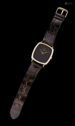 Vacheron ConstantinA gents Vacheron Constantin watch with gold case With hard stone dial an